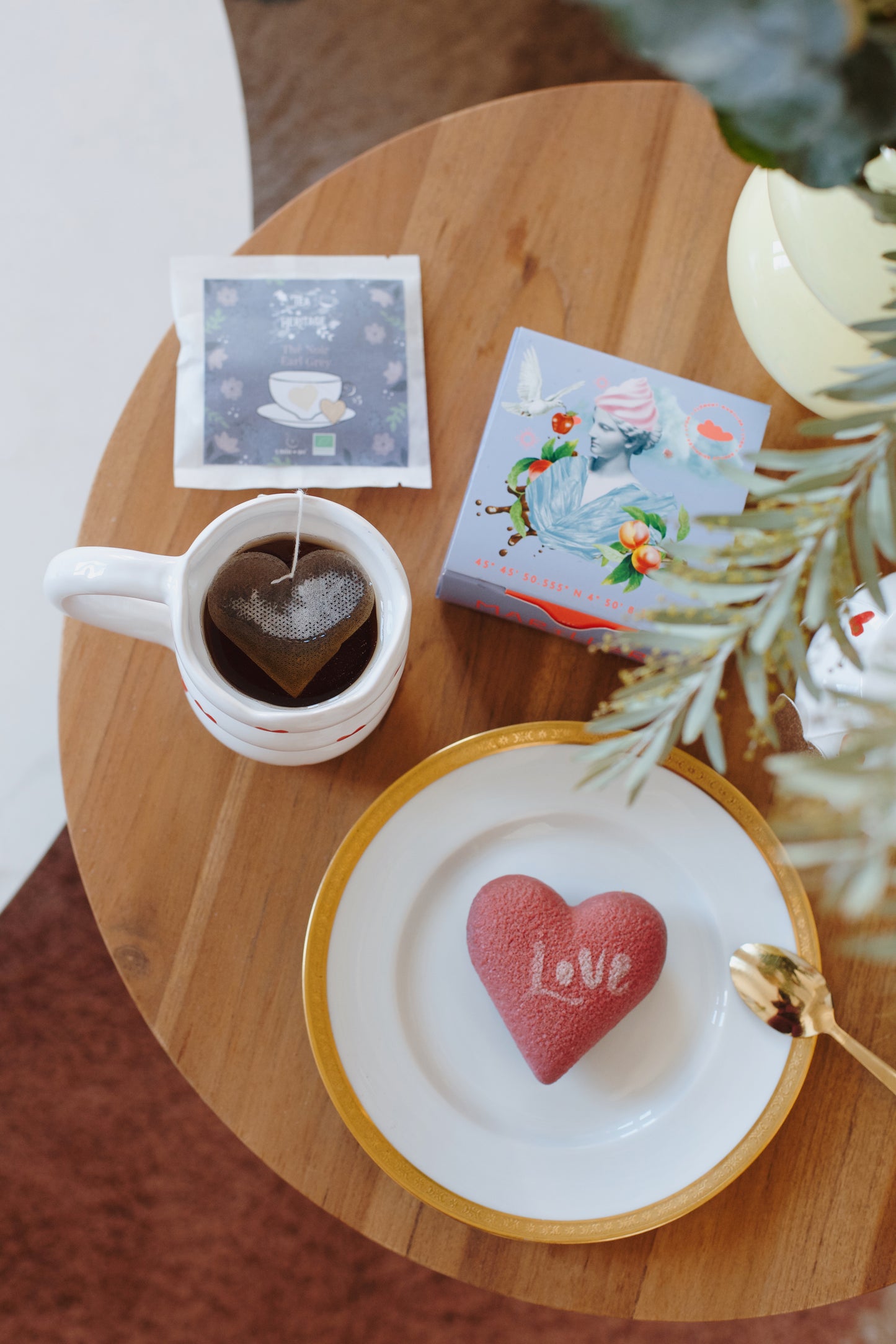 Coffret gourmand : Pompe aortique + 5 sachet de thé Tea Heritage